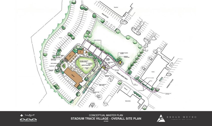 Stadium Trace Village and the Village Green At Stadium Trace Broad Metro