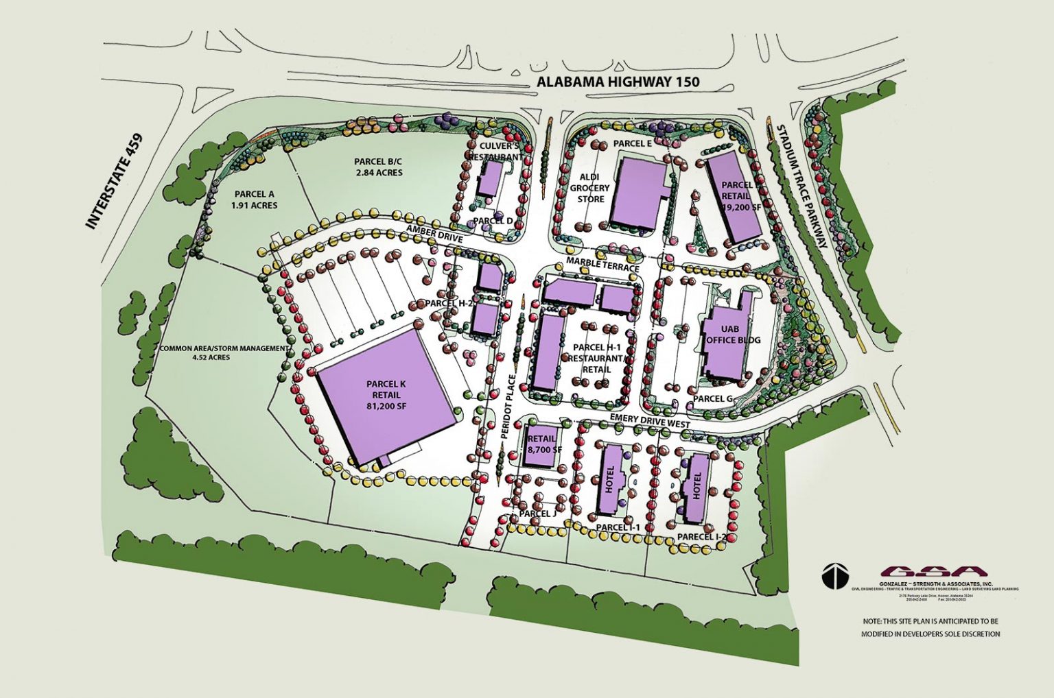 Three popular restaurants sign on for Hoover's Stadium Trace Village